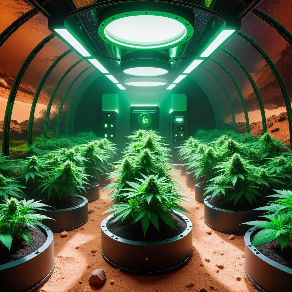 Crypto-funded research lab for cannabis cultivation