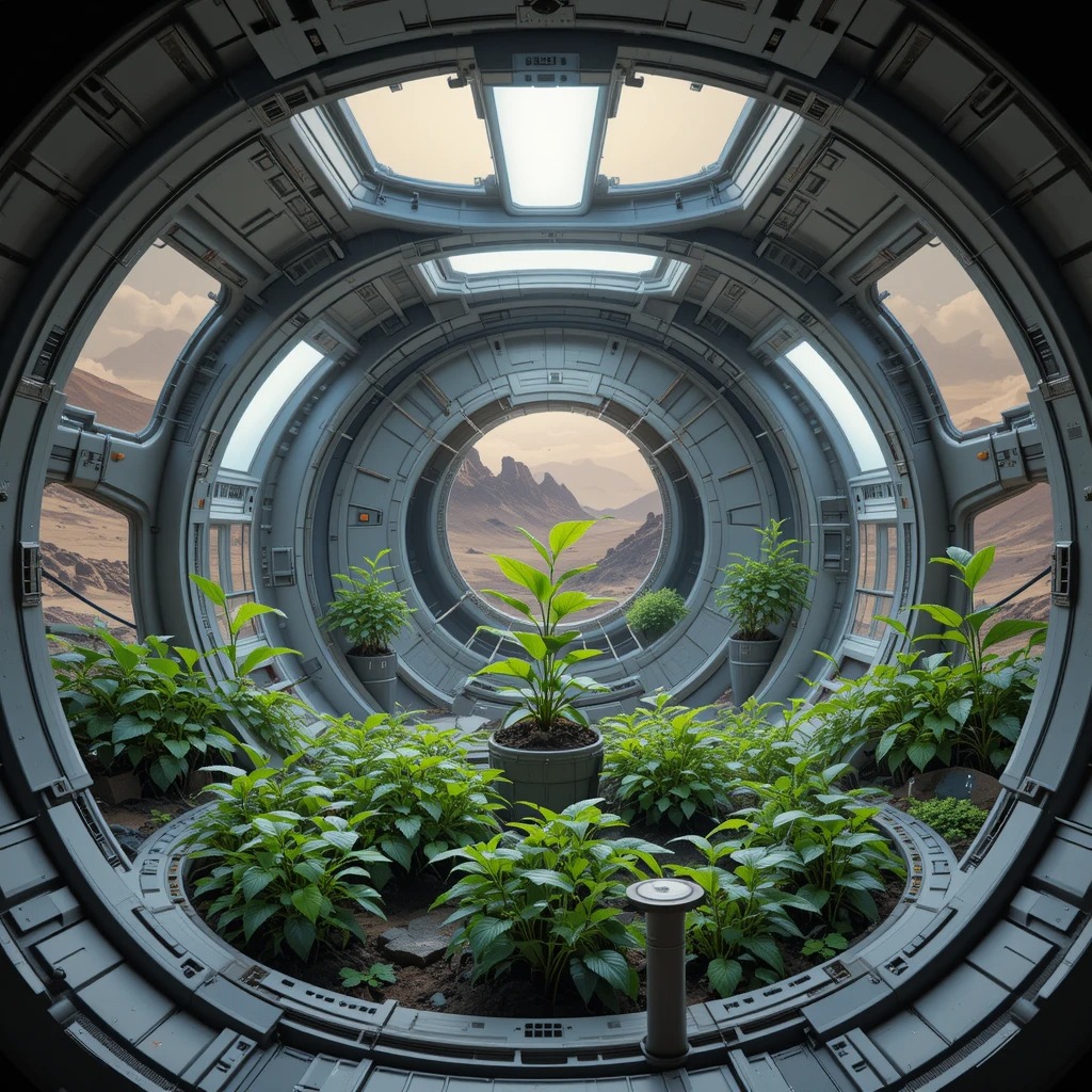 Modular farming unit for Mars