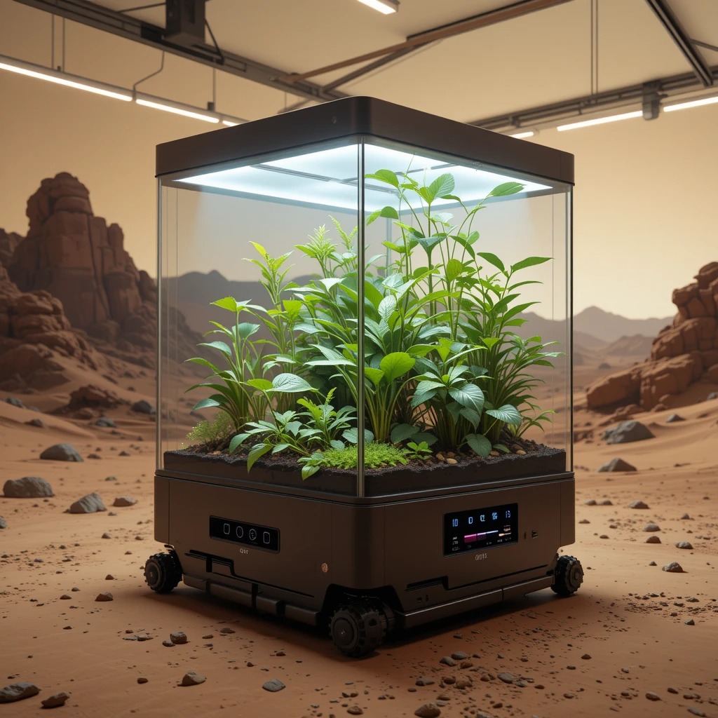 Biosphere construction on Mars